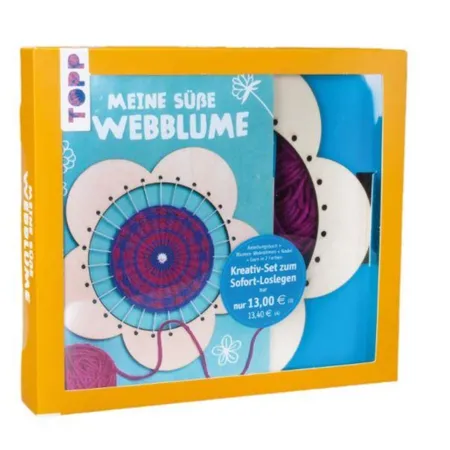 Frech Verlag Kreativ-Set Meine süße Webblume