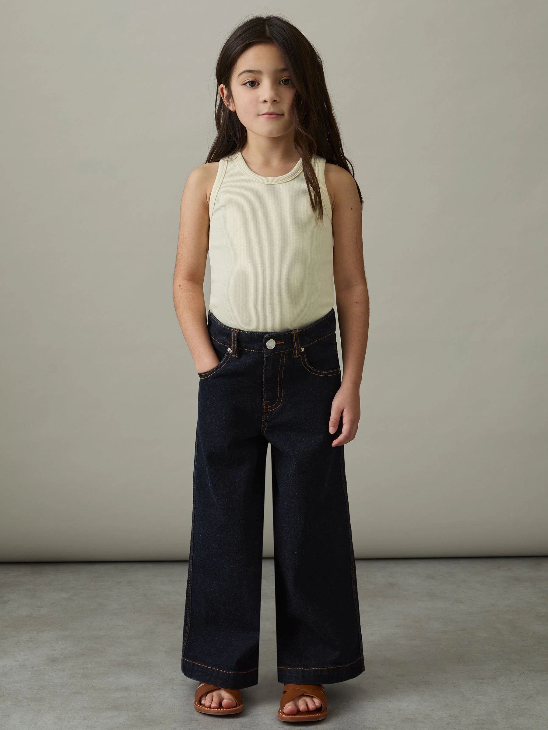 Reiss Myrtle jeans met wijde pijpen