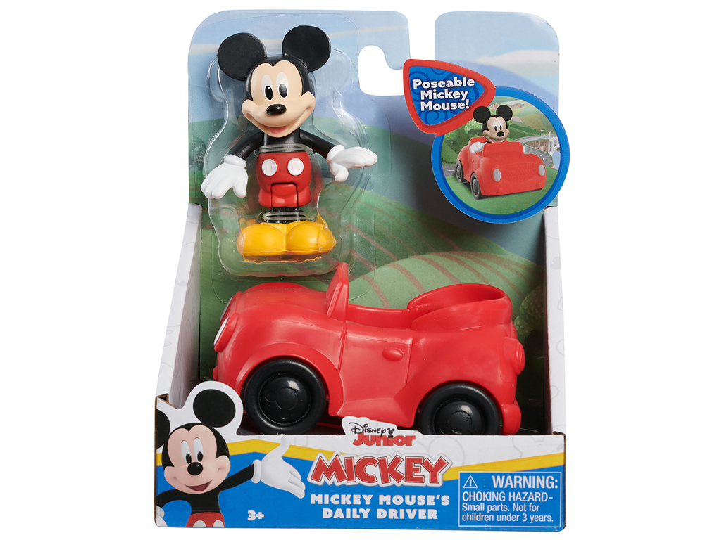 VEÍCULO COM FIGURA MICKEY MOUSE BASICO