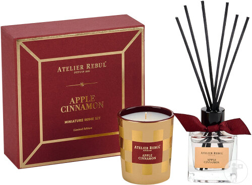 Atelier Rebul Coffret Pomme Cannelle Maison Miniature 2 Produits