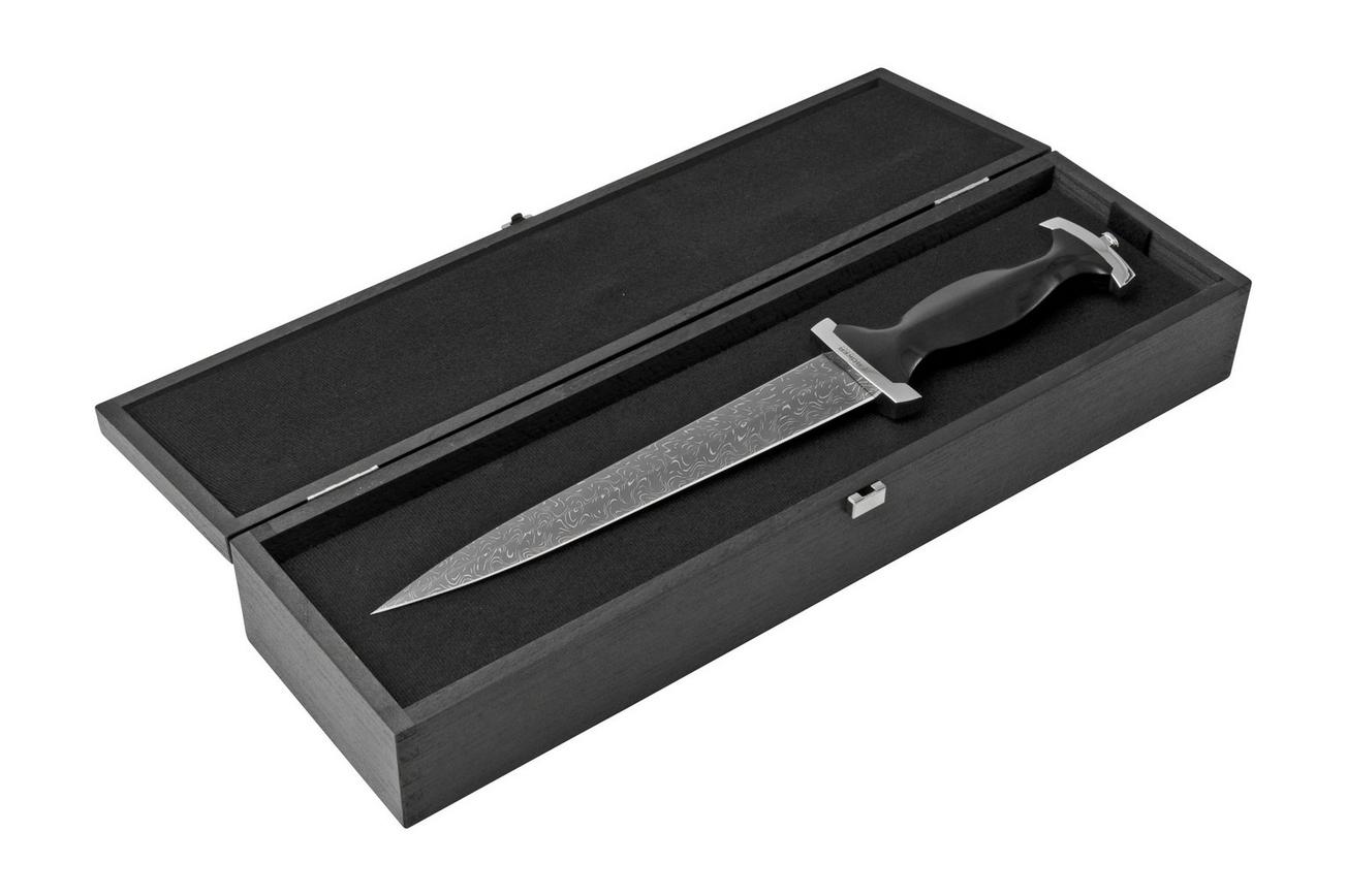 Böker Manufaktur Swiss Dagger Mosaic Damascus 121554DAM Limited Edition dolkmes