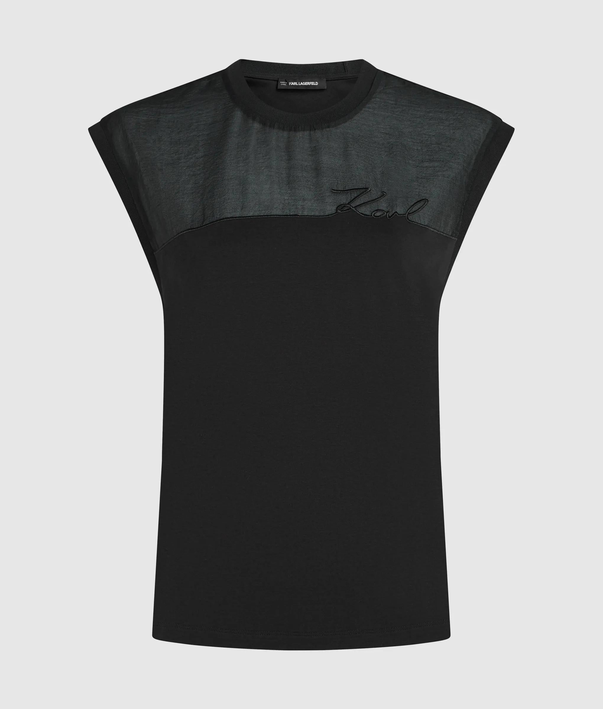 Handtekening organza tanktop
