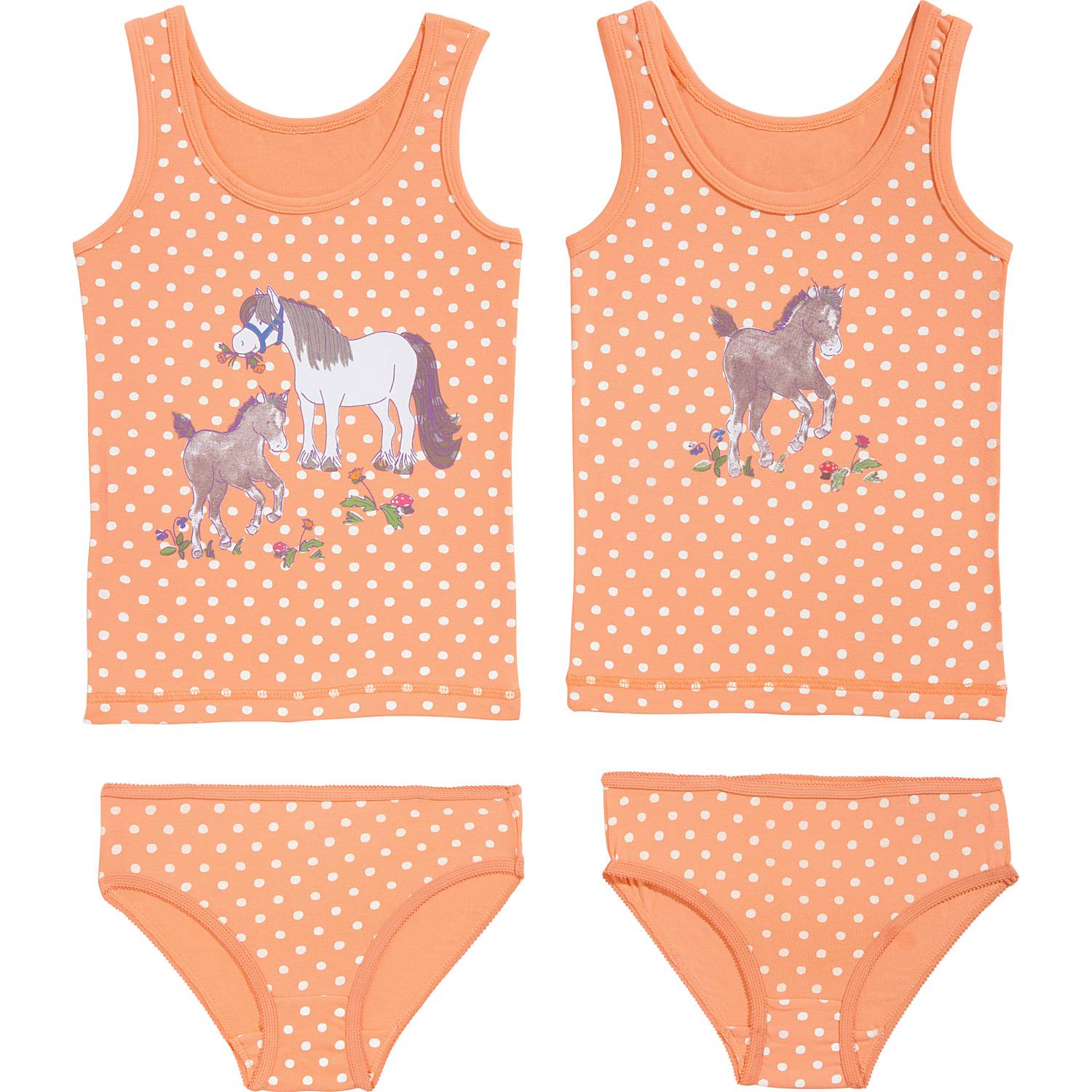 Erwin Müller Single-Jersey Mädchen-Wäsche-Set 6-teilig