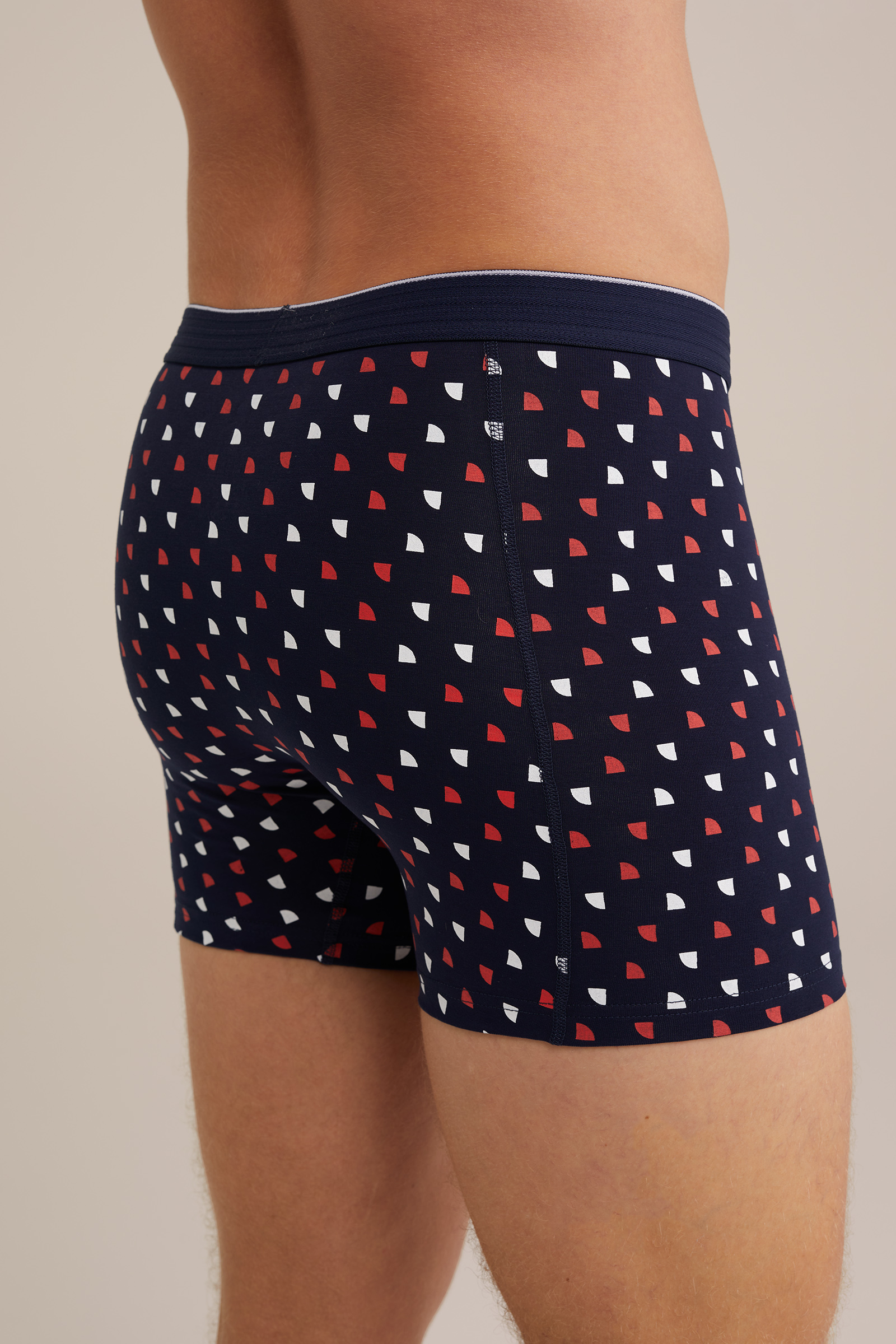 boxershort met dessin WE Fashion Donkerblauw