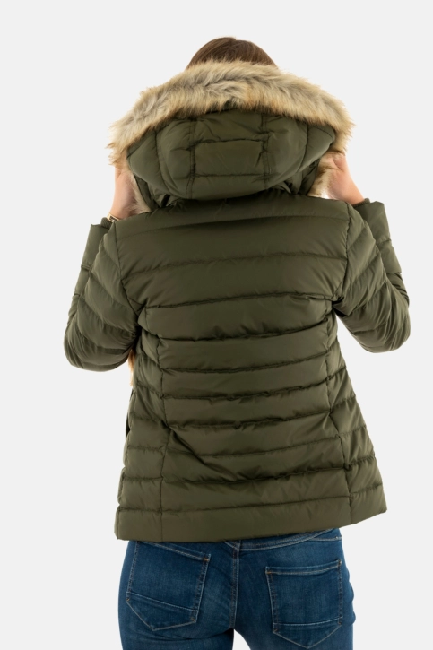 Doudounes tommy jeans basic m12 fatigue green