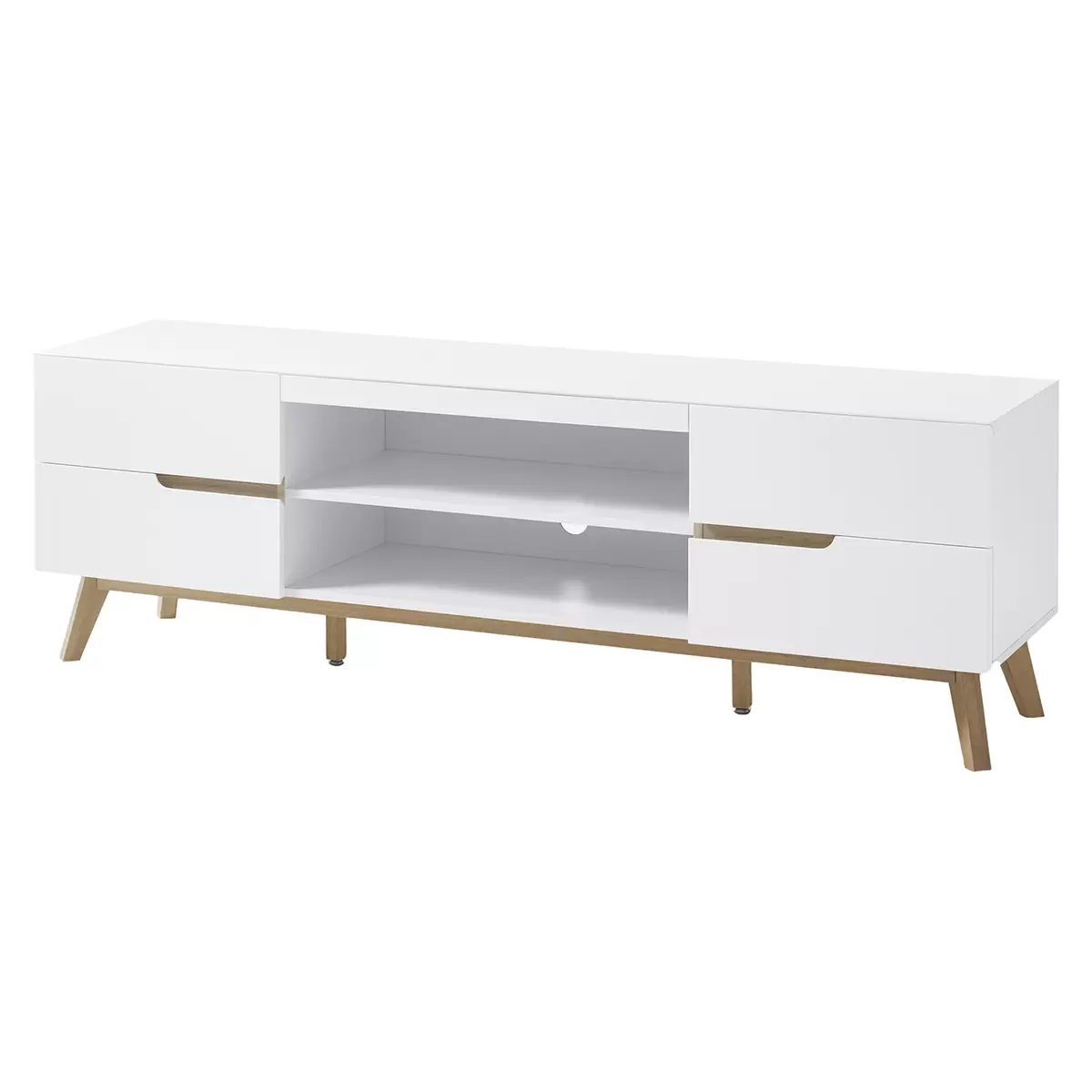 Sideboard Cervo Eiche,weiss