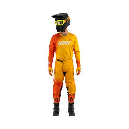 Tenue cross Leatt 3.5 RIDE KIT MAILLOT+PANTALON 2025 - Orange / Noir