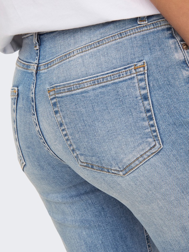 ONLY Straight-Jeans »ONLBLUSH MID STRAIGHT DNM TAI467 NOOS«, 5-Pocket Style