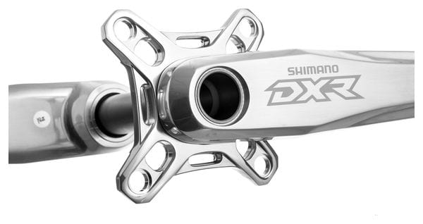 SHIMANO Pédalier BMX DXR 2 Argent - Manivelles   Boitier FC-MX-71