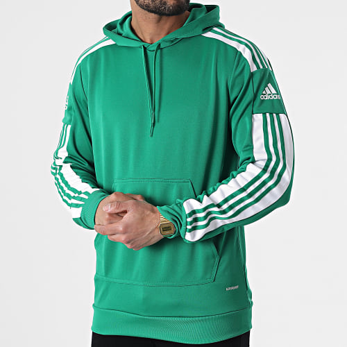 Sweat Capuche A Bandes SQ21 GP6437 Vert