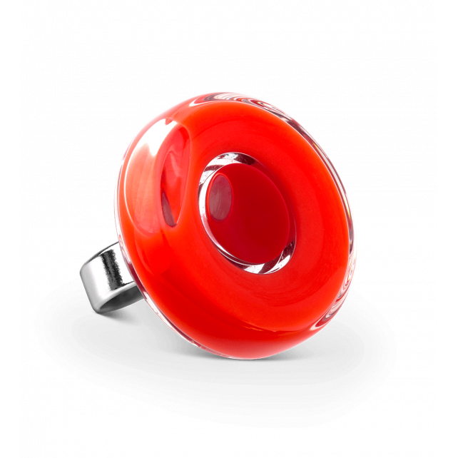 Bague en verre soufflé - Duo Medium
