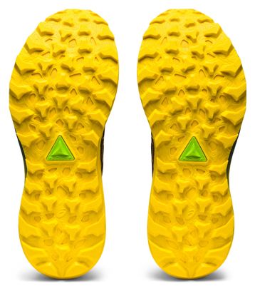 Chaussures de Trail Running Asics Gel Trabuco 11 Noir Bleu Jaune