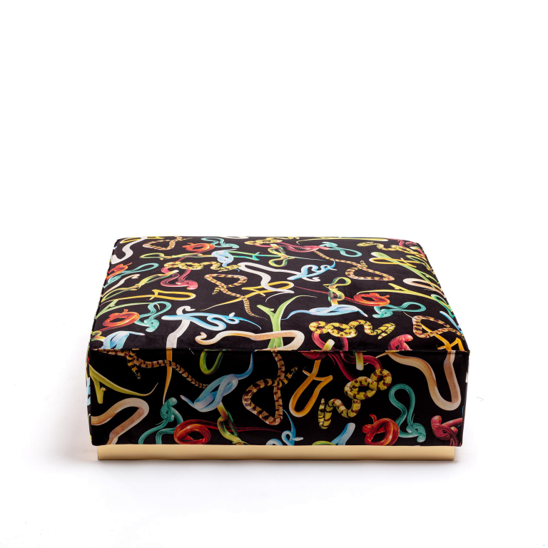 Seletti Toiletpaper poef Lipsticks Black