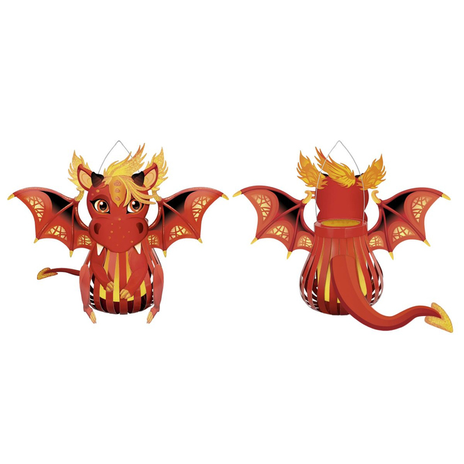 Laternen Bastelset - Drache