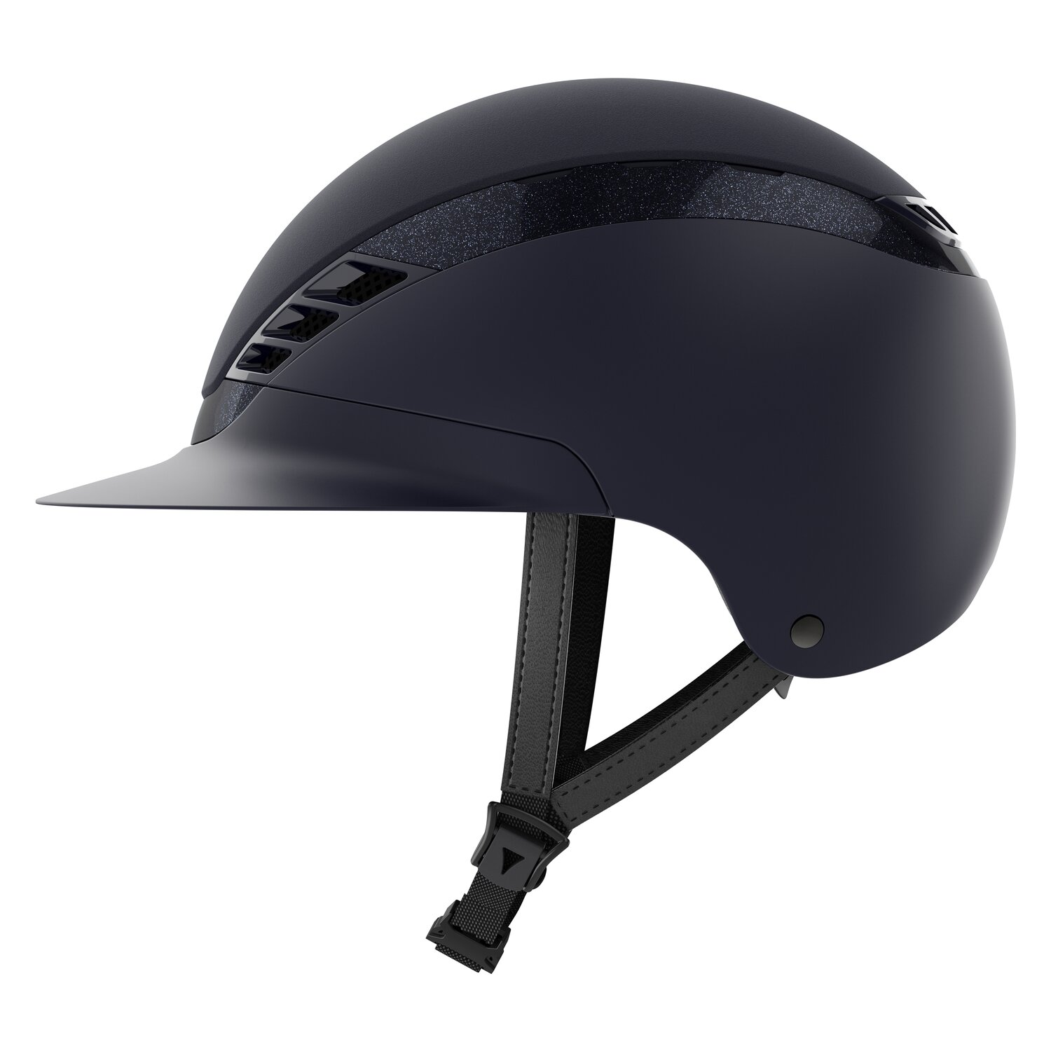 ABUS PIKEUR Reithelm AirLuxe Supreme Lady Vizor  - midnightblue