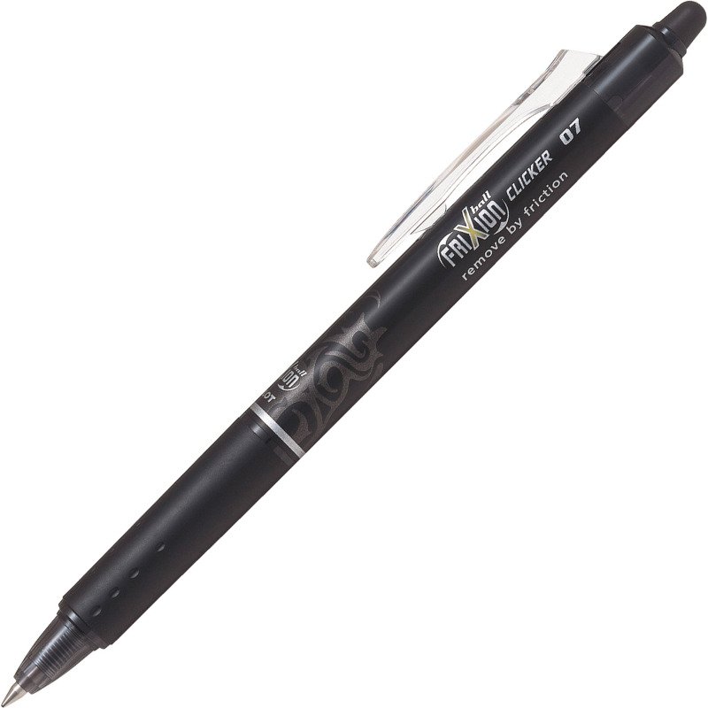 Stylo roller Pilot Frixion Ball Clicker effaçable écriture fine - Set de 4 couleurs classiques
