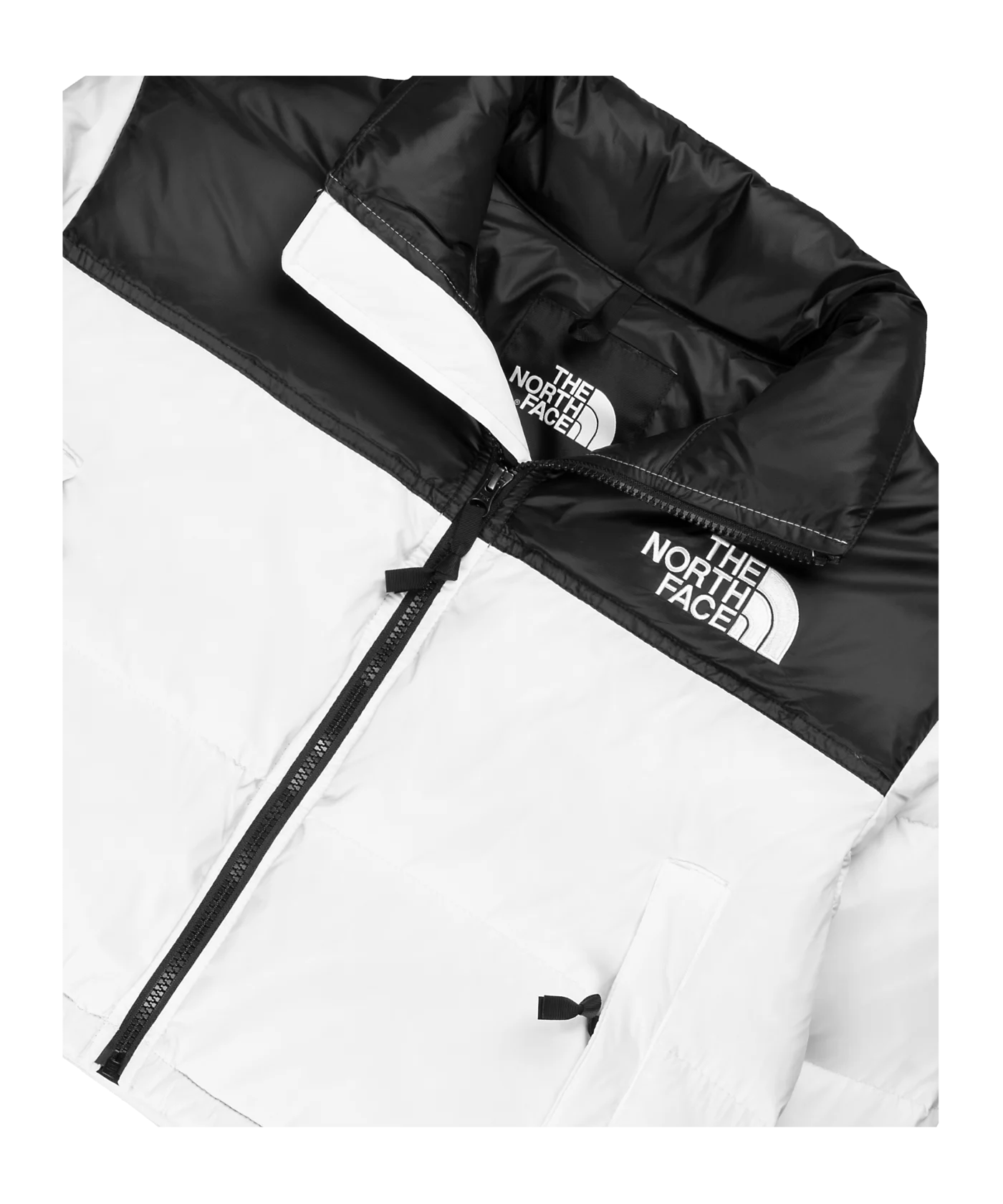 The North Face Nuptse Cropped Jacke Damen Weiss