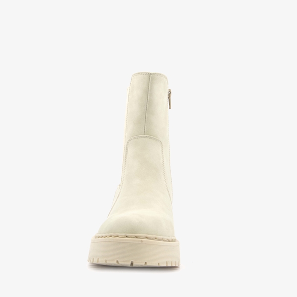 Supercracks lage chelsea boots beige