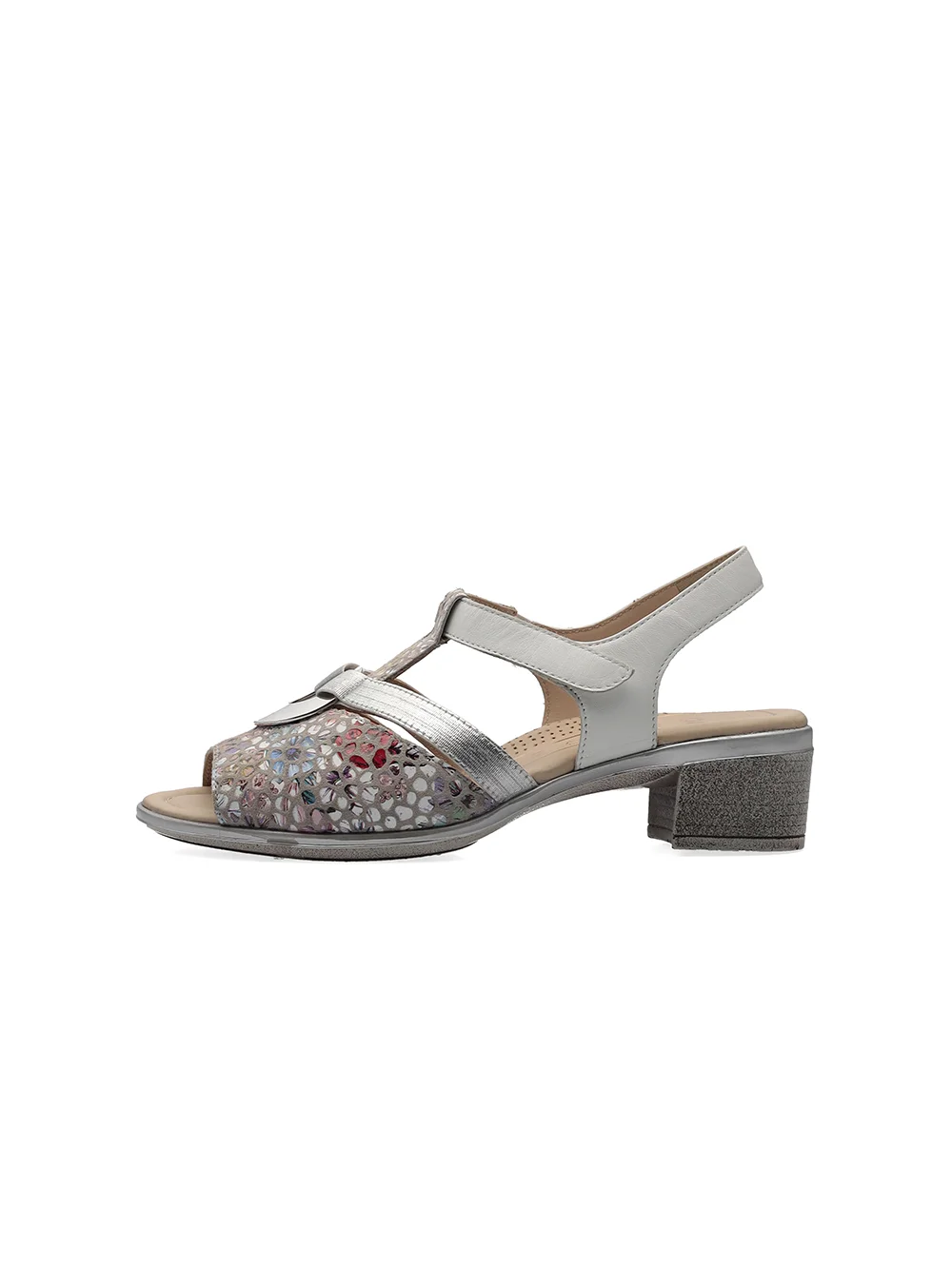 Sandalette Lugano sasso weiß