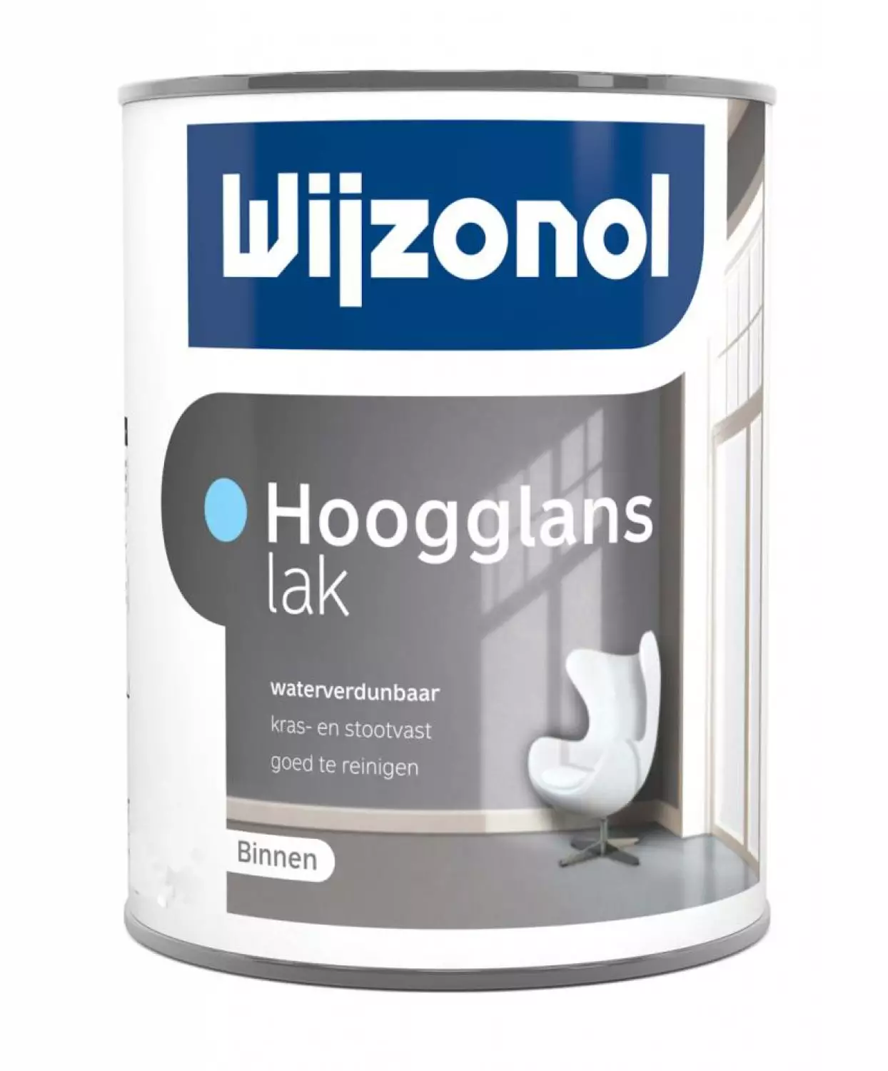 Wijzonol Hoogglanslak Interieur waterverdunbaar - op kleur gemengd - 0,5L