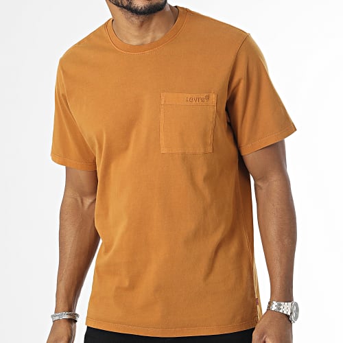 Tee Shirt Poche A3697 Camel