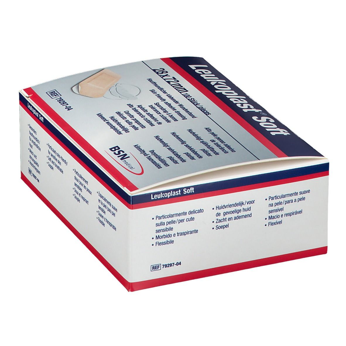 Leukoplast® Soft Strips 0,07 m x 2,80 cm