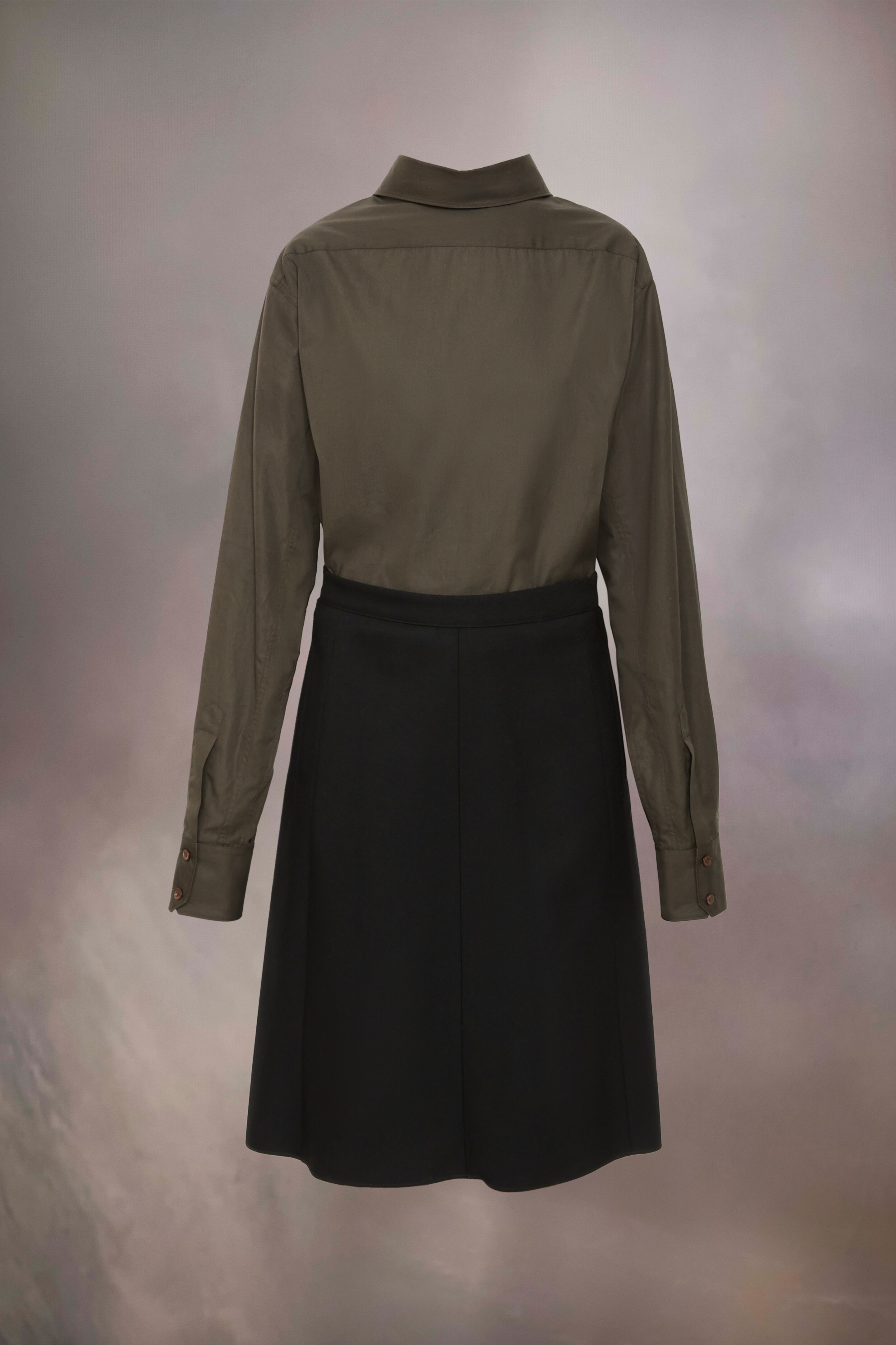 Robe chemise inversée