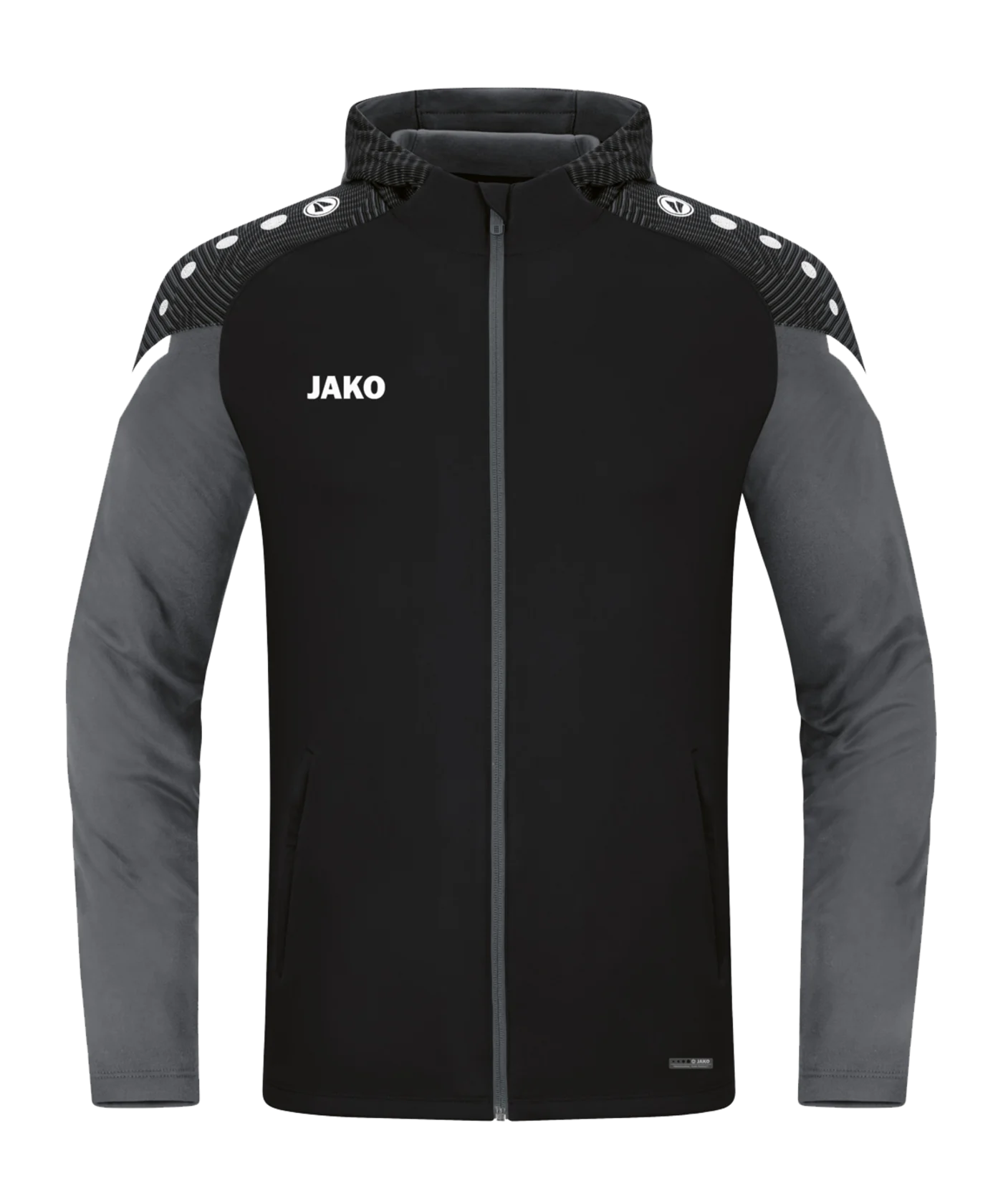 JAKO Performance Kapuzenjacke Schwarz F804