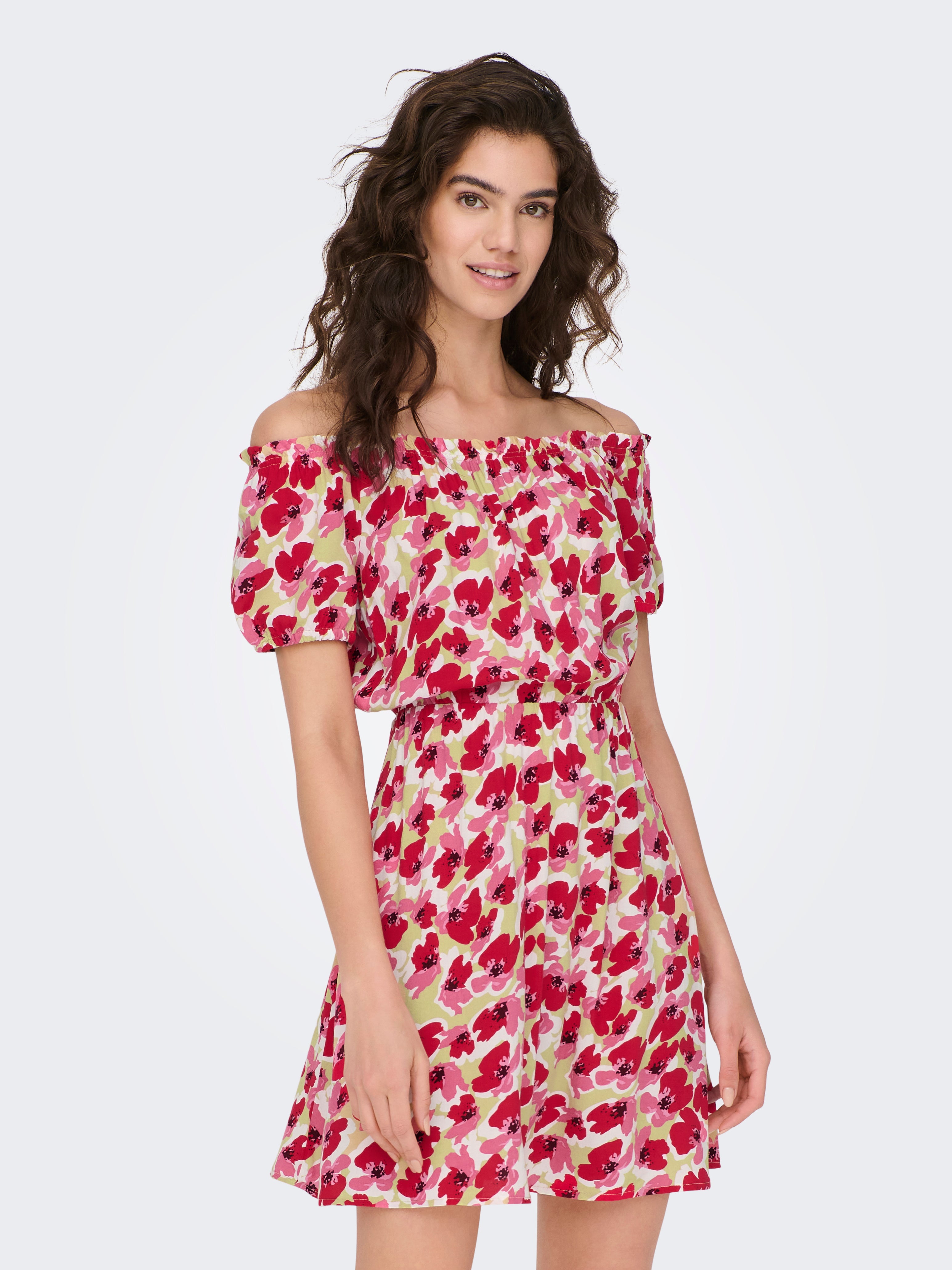 JDYSTAR Langes Kleid Warm Sand