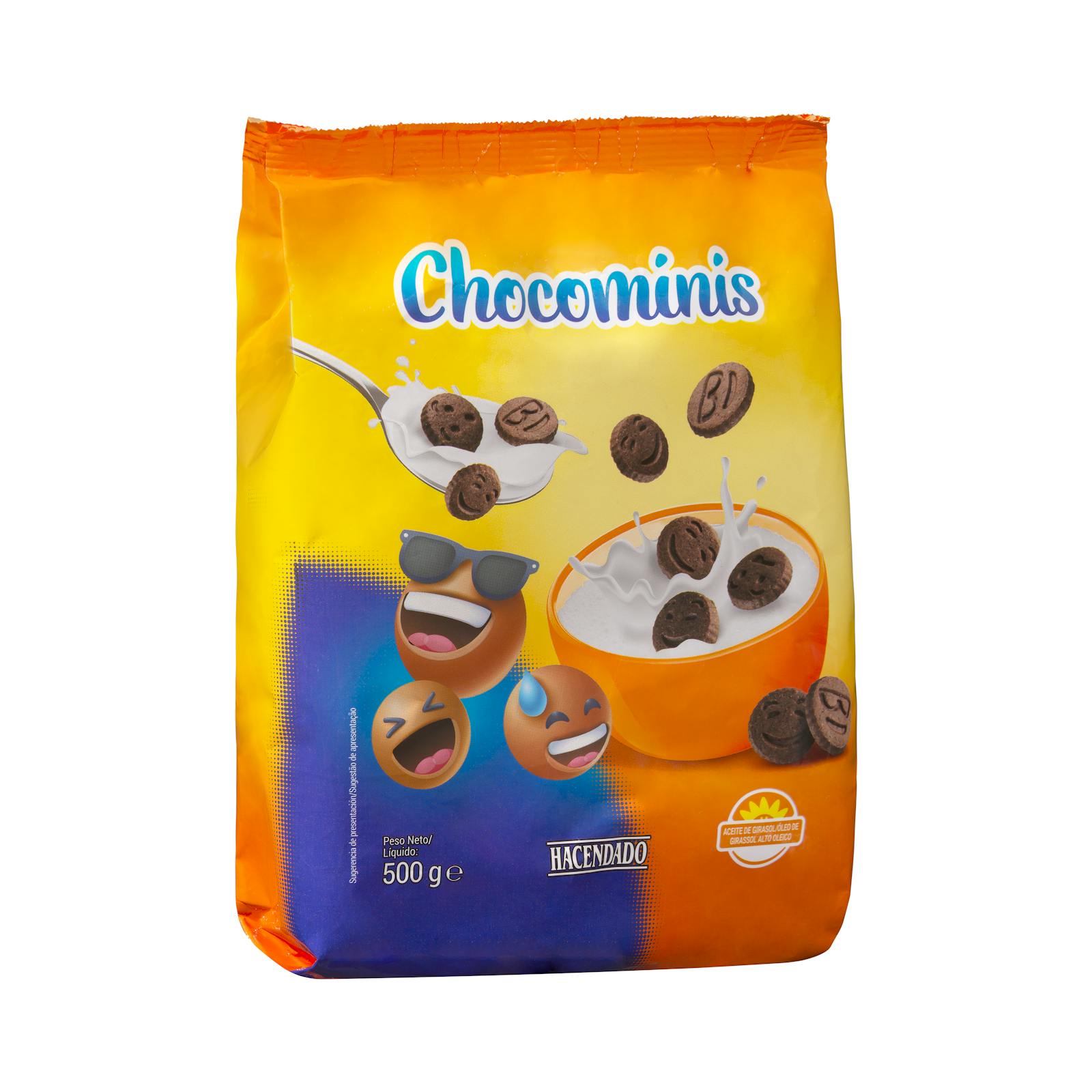 Biscuits Chocominis au chocolat Hacendado