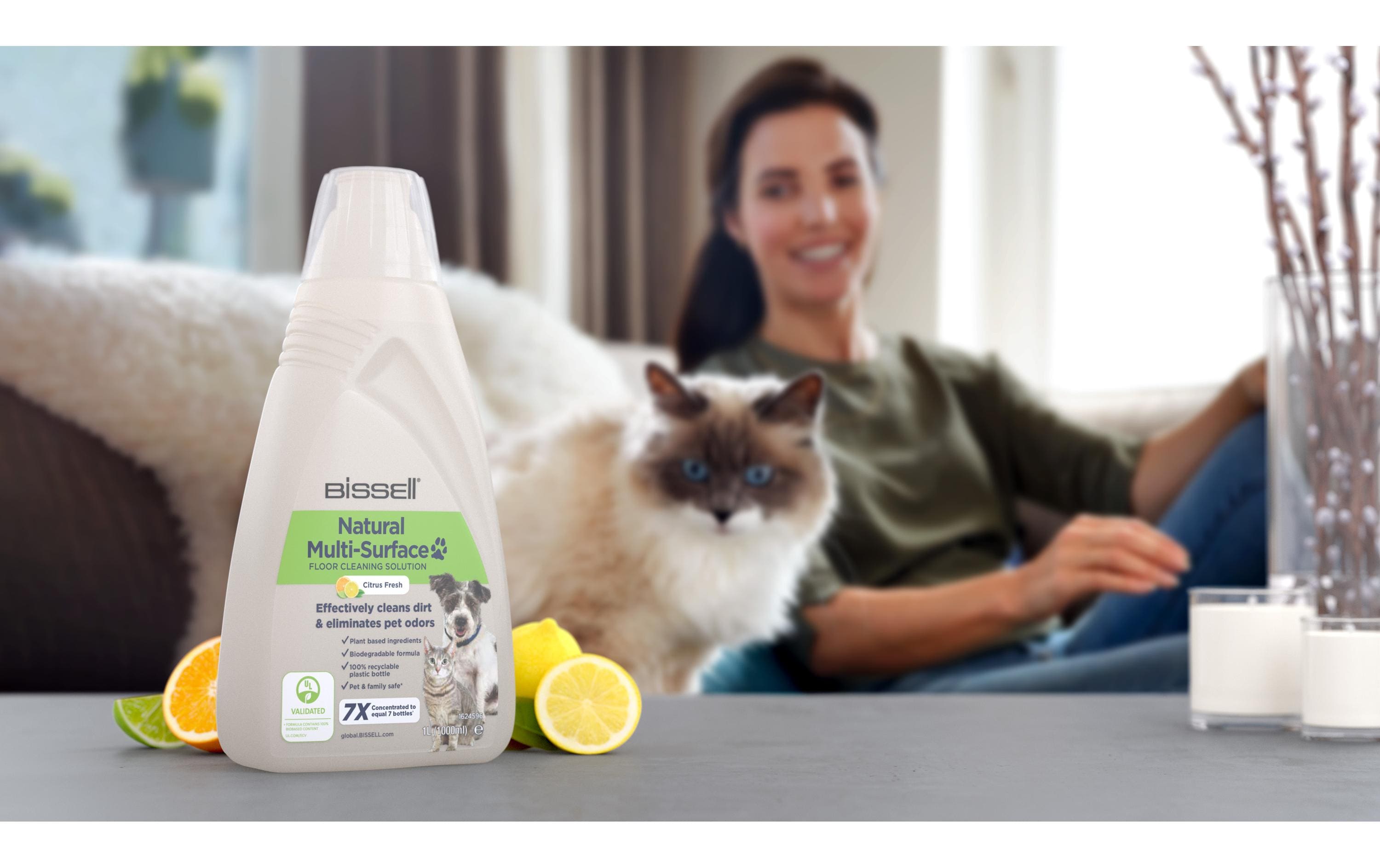 Bodenreiniger Natural Multi-Surface Pet 1 lPet-Reinigungsmittel für harte Oberflächen