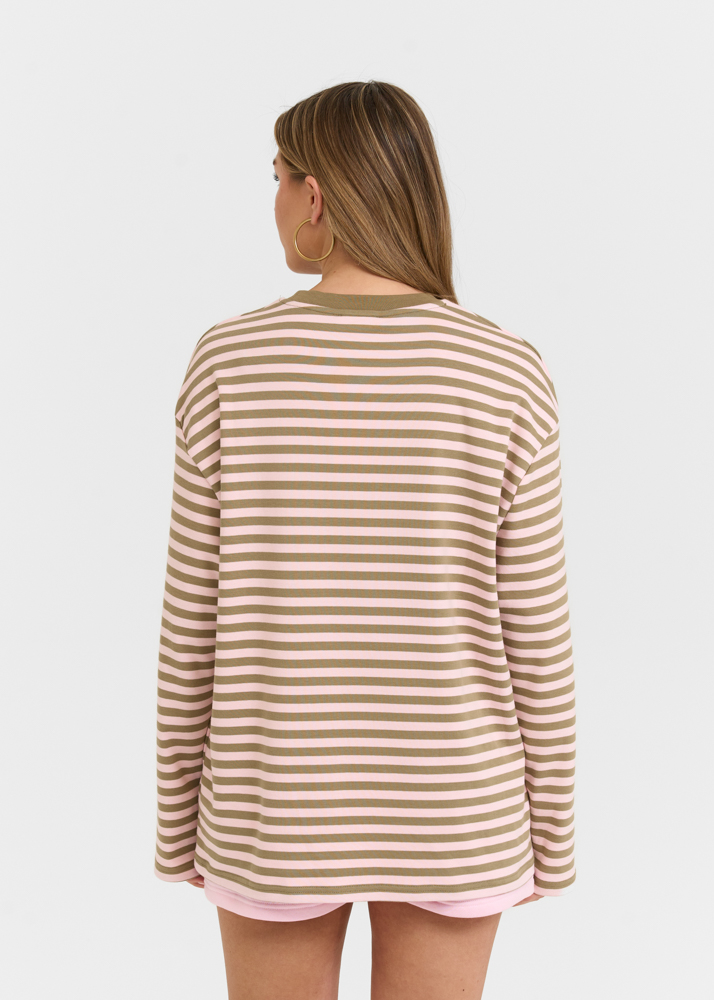 Original longsleeve t-shirt salie groen