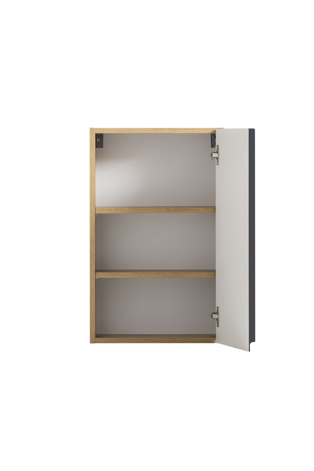 Hängeschrank - Wotaneiche - grau matt - 40 cm