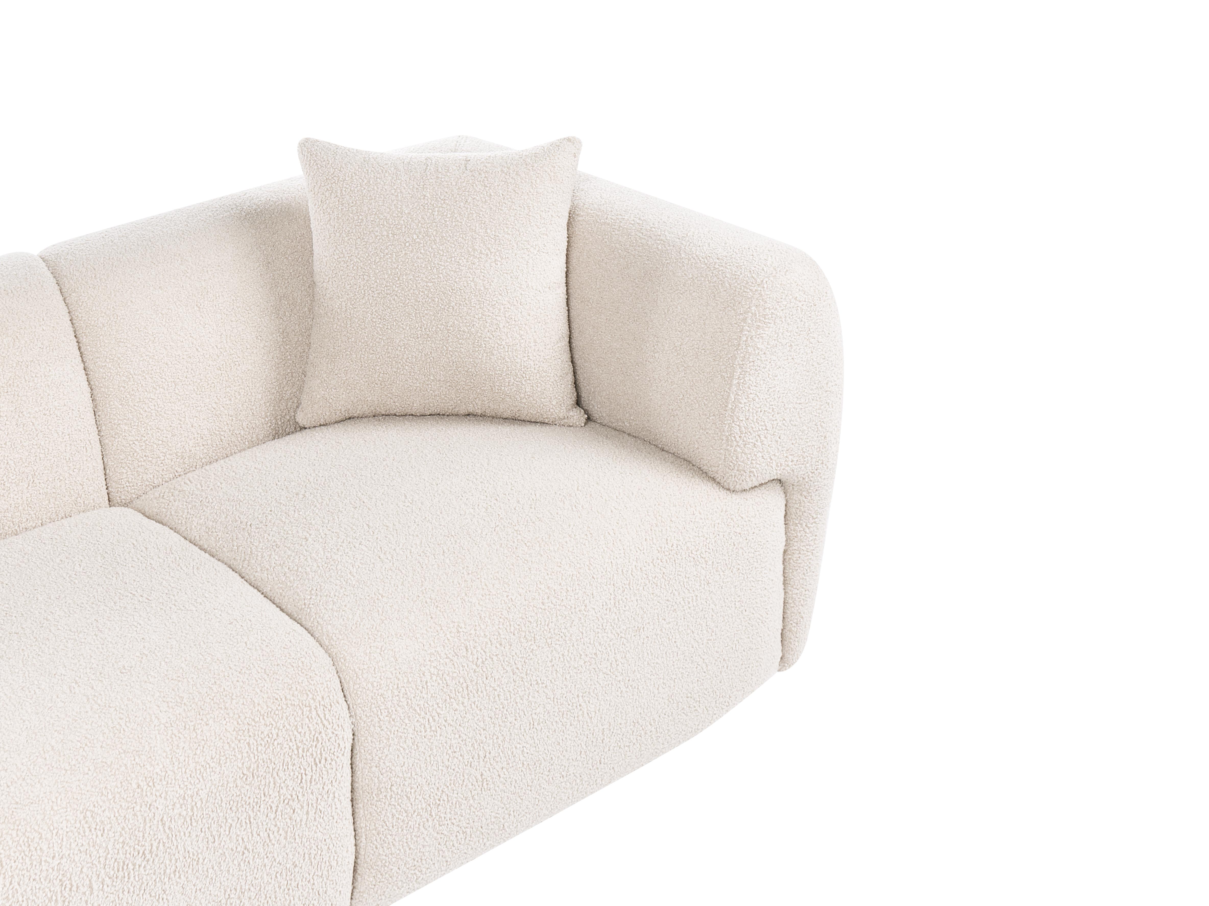 Bank 2-zits VALBY Bouclé Beige