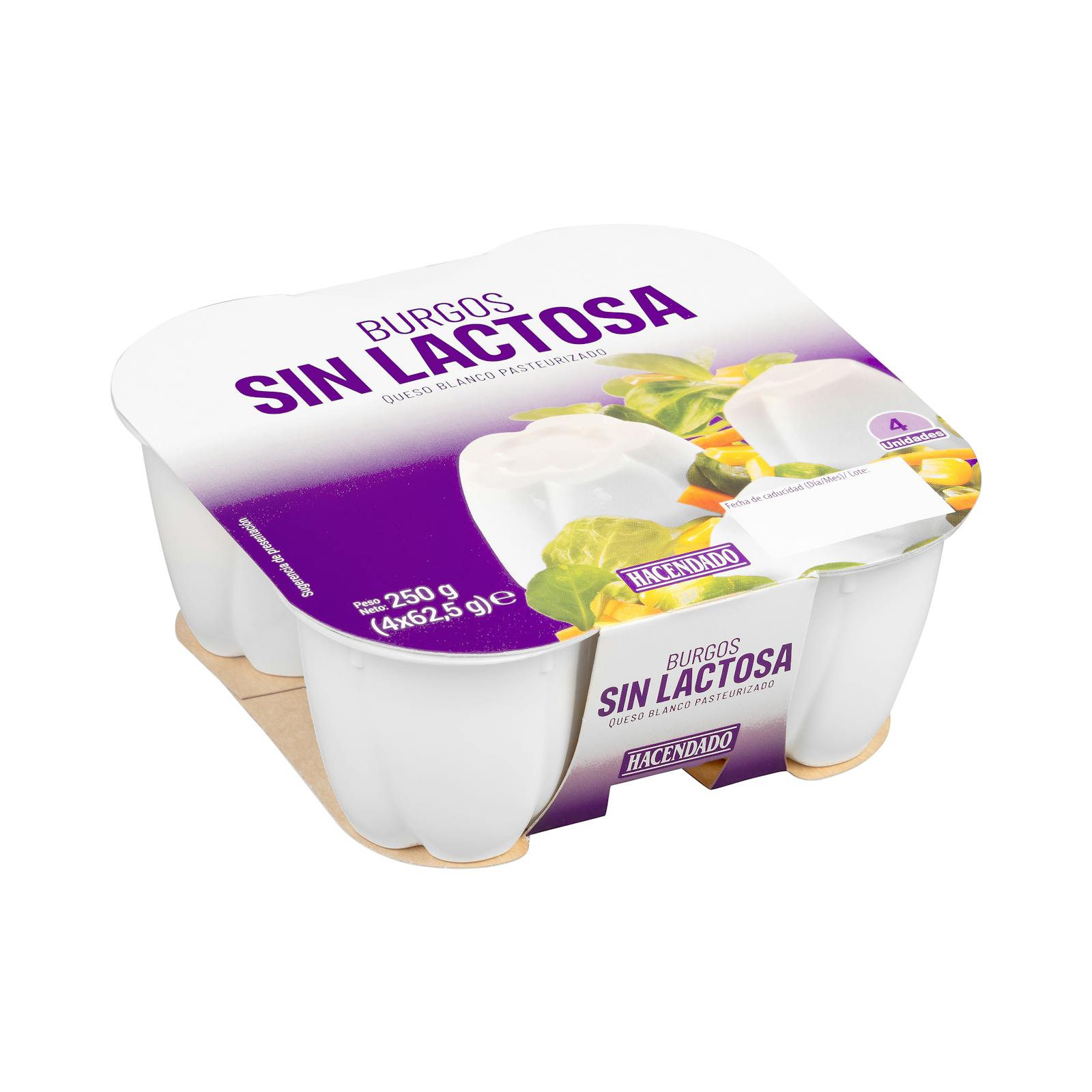 Fromage Burgos frais sans lactose Hacendado