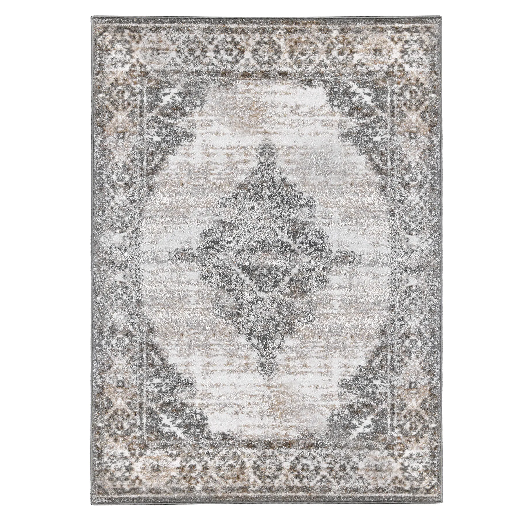 riess-ambiente Teppich CASABLANCA - 235x160cm beige creme Used-Look orientalisches Design Kurzflor