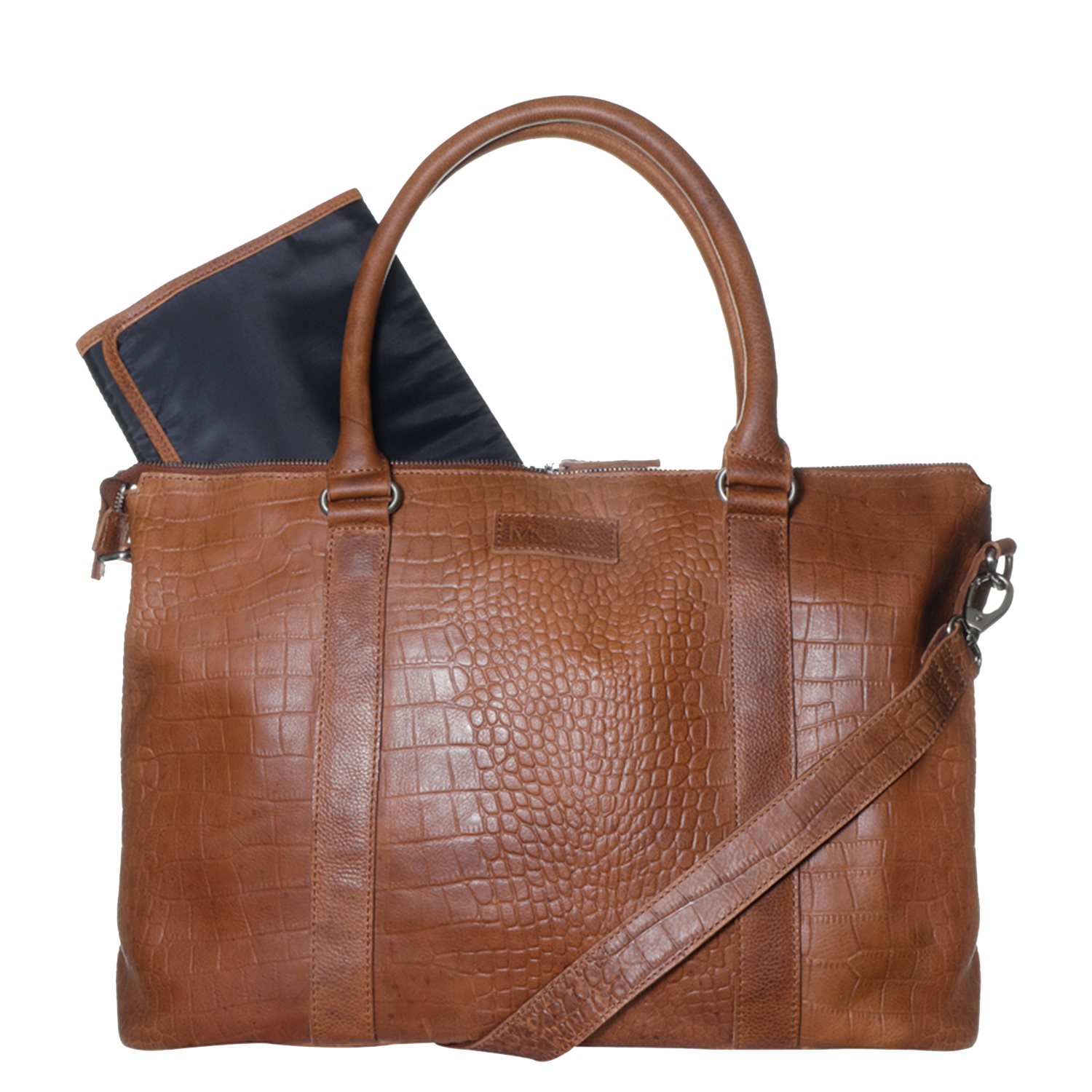 Mozz Croco Lola Bag Luiertas camel