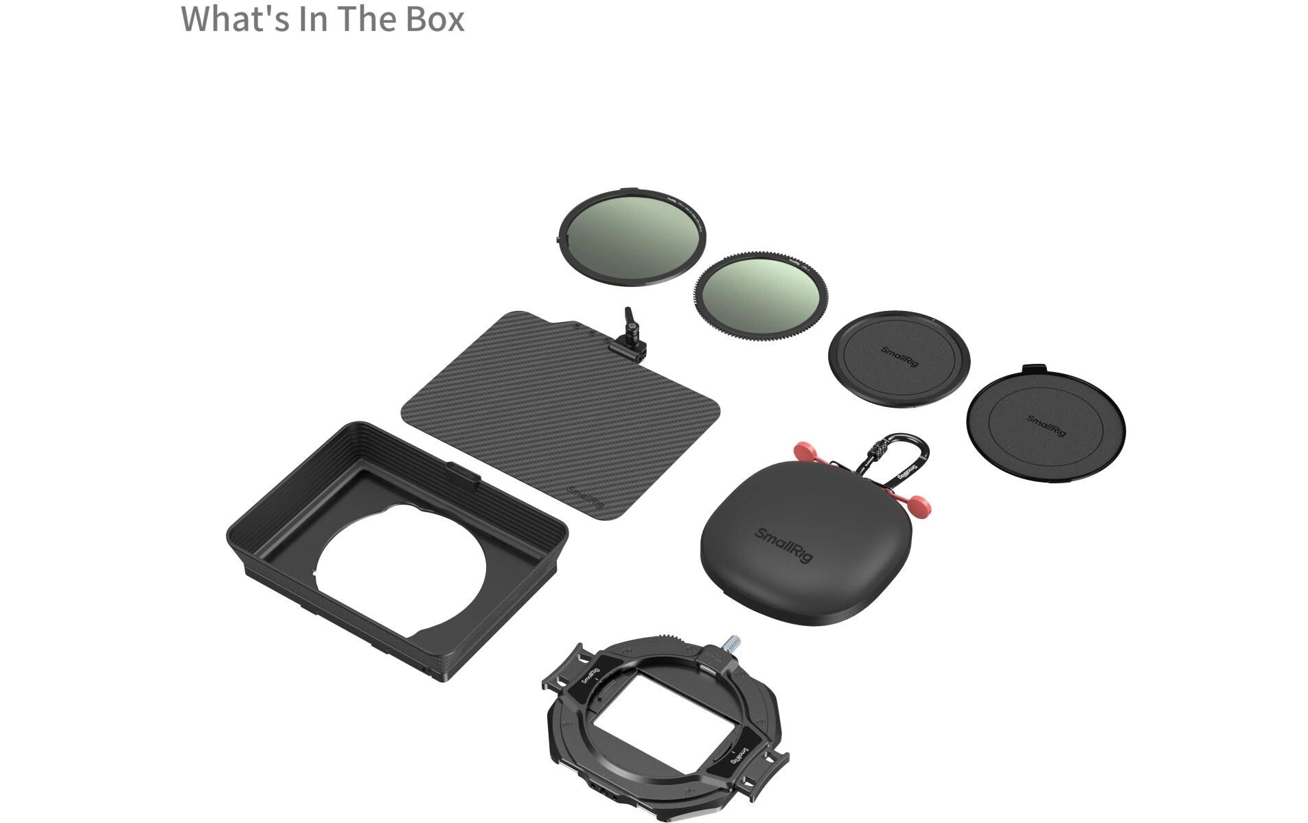Mattebox mit verstellbarer Klemme und VND-Kit<br>Mattebox