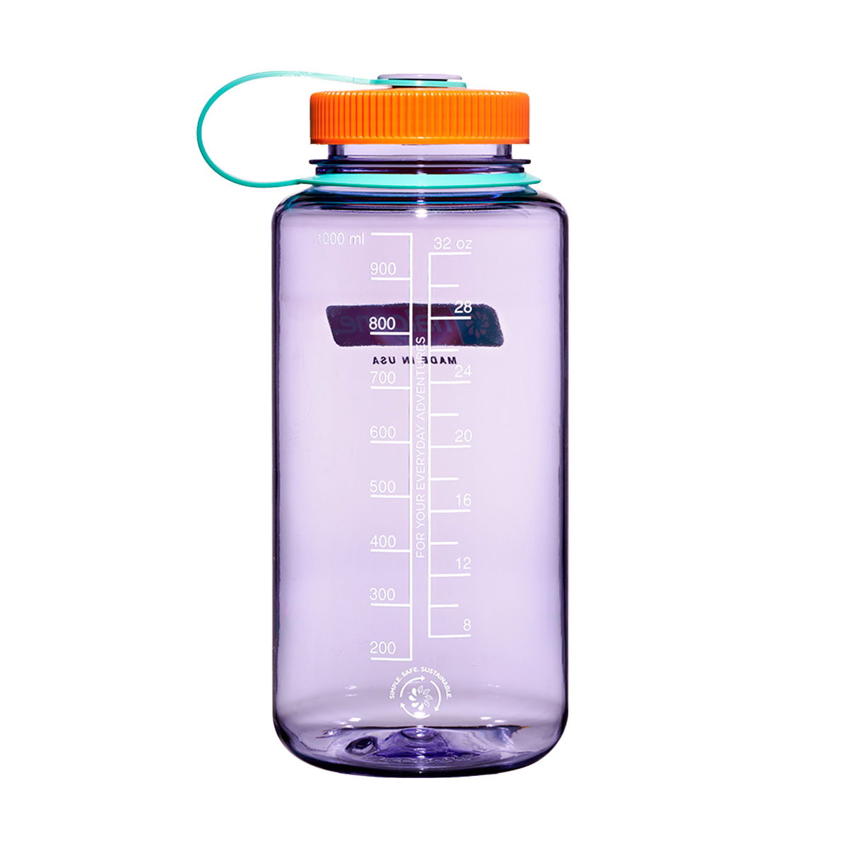 Nalgene Wide Mouth Sustain drikkedunk 1 L (Amethyst)