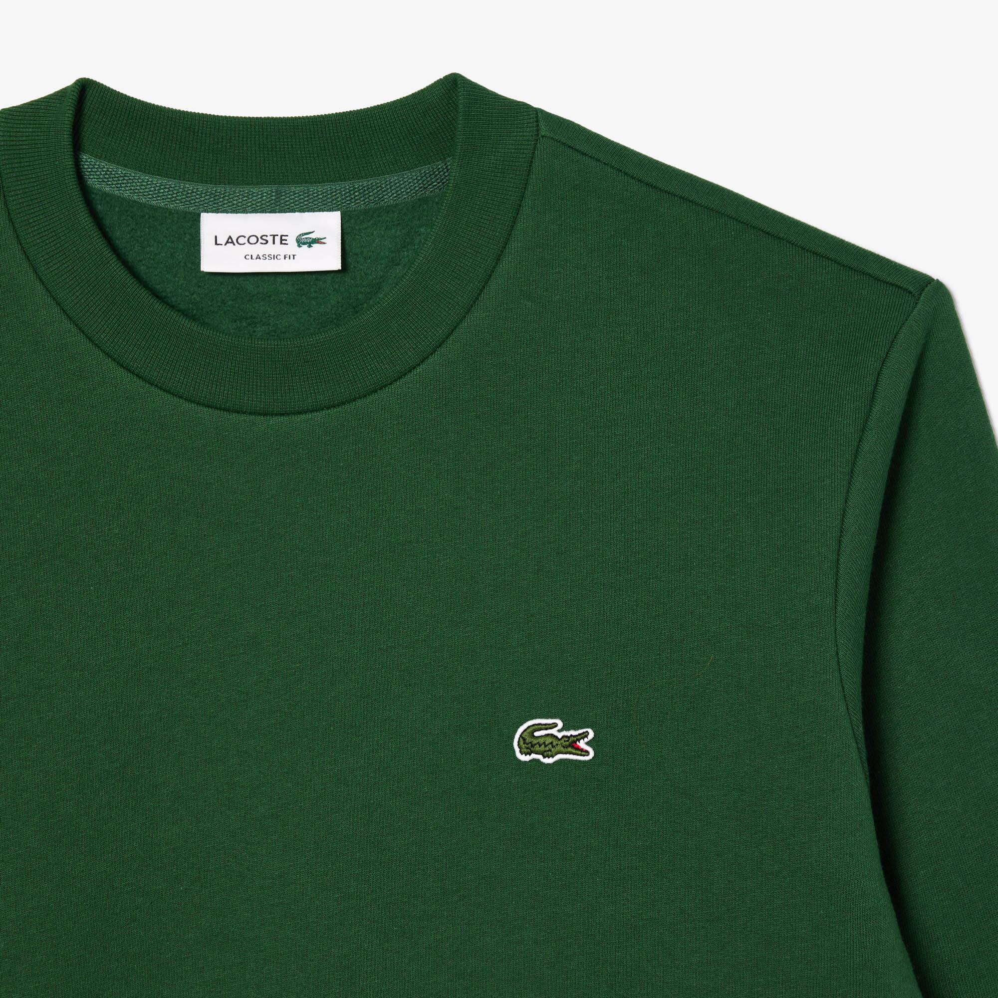 Jogging-Sweatshirt aus aufgerautem Fleece Sweatshirts - Grün - Lacoste - Herren