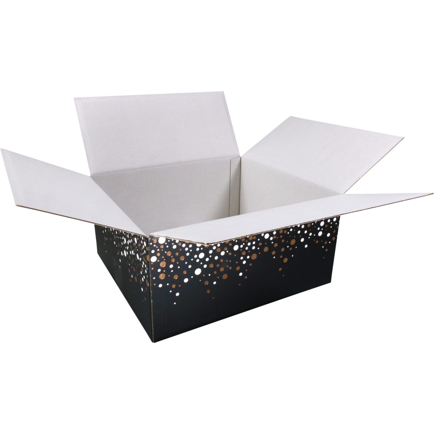 Geschenkdoos, Party Spot-On, golfkarton, 35x31x17cm,