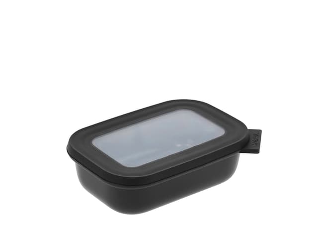 Mepal Cirqula Rektangulær skål m/låg 500 ml Black