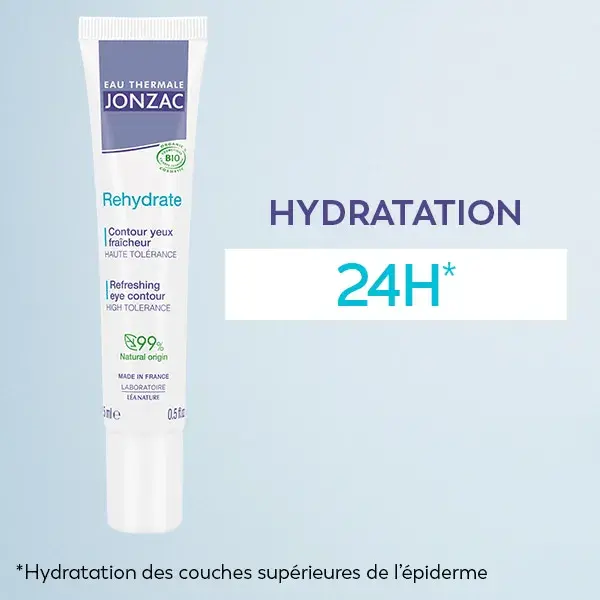 Água Termal Jonzac Rehidratante Orgânica para o Contorno dos Olhos 15ml