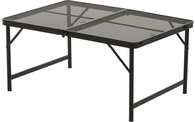 Travellife Greccio Campingtisch Klappbar Mesh Schwarz 90 x 60 cm