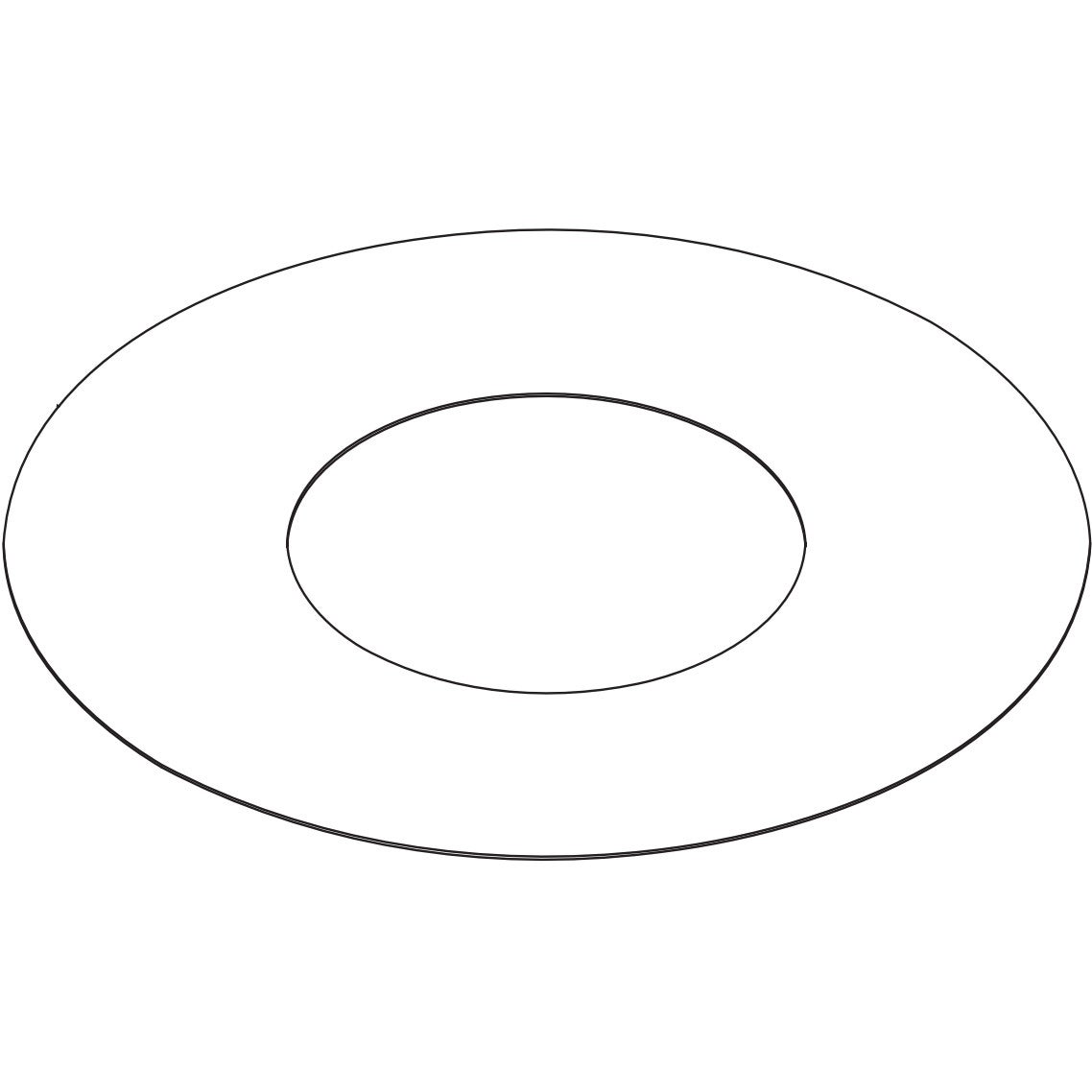 Pioneer spareparts DAH3167 jog wheel plaat voor XDJ-RX2