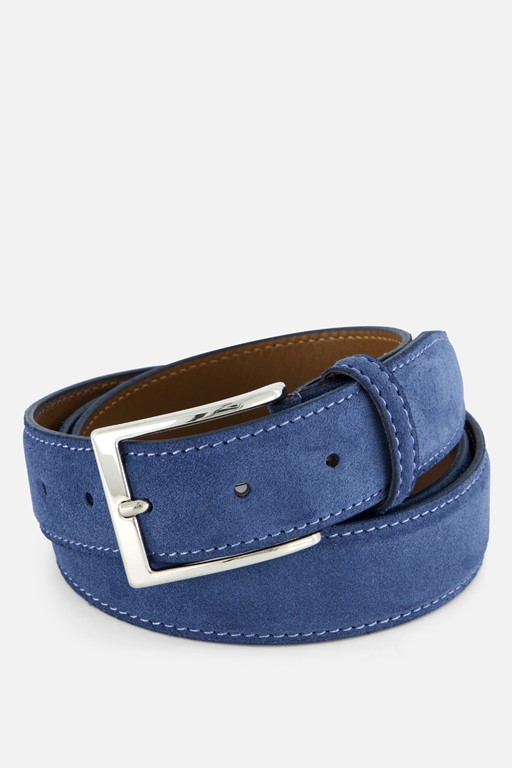 RF X Ziengs Riem blauw Suede