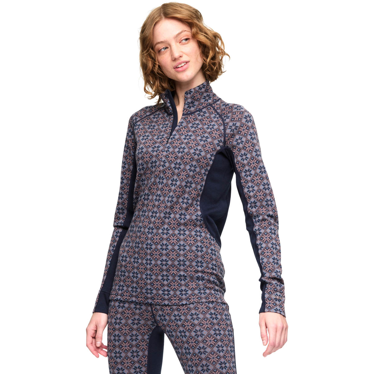 Kari Traa Rose Merinould Light 1/2 Zip Skiundertrøje Dame