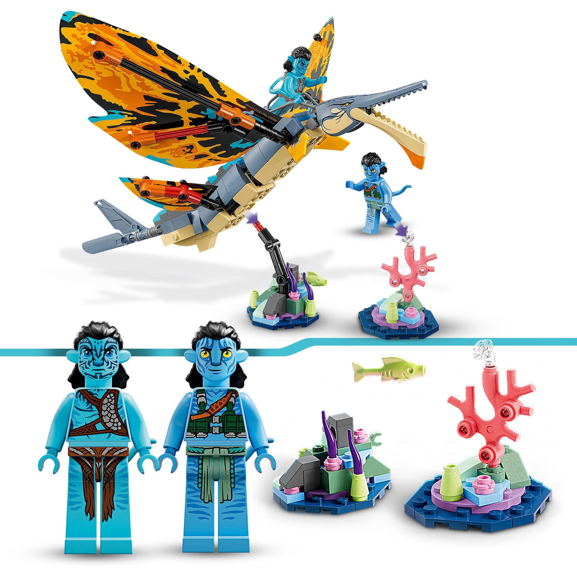 LEGO Konstruktionsspielzeug Avatar Skimwing Abenteuer