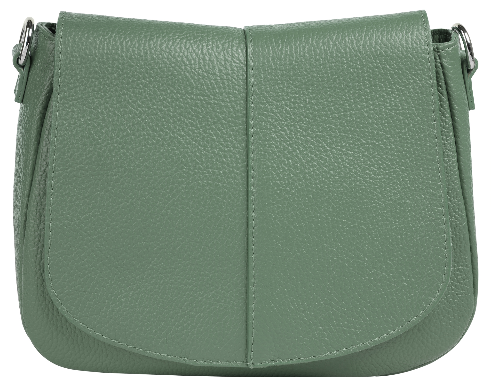Cluty Umhängetasche echt Leder, Made in Italy