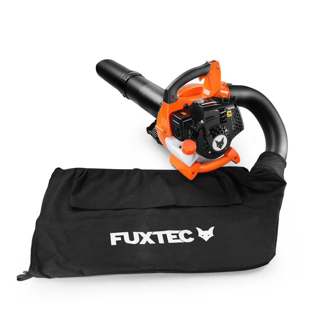 Aspirateur de feuilles mortes thermique - fx-lbs126 - 26cm3 4en1 2 temps souffleur broyeur